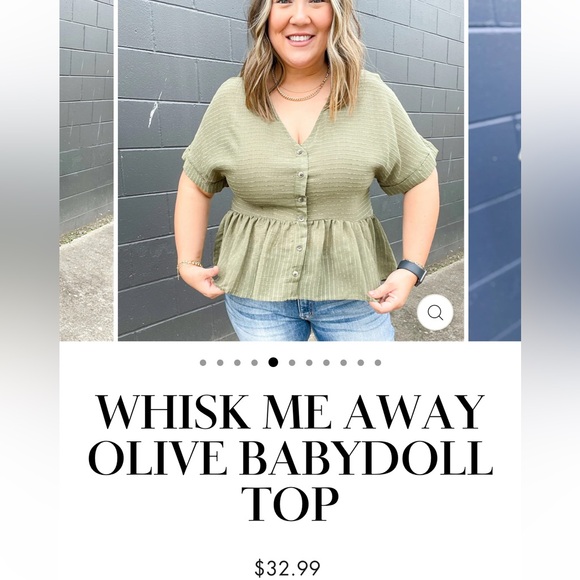 Blu Pepper Green Top - Picture 8 of 8